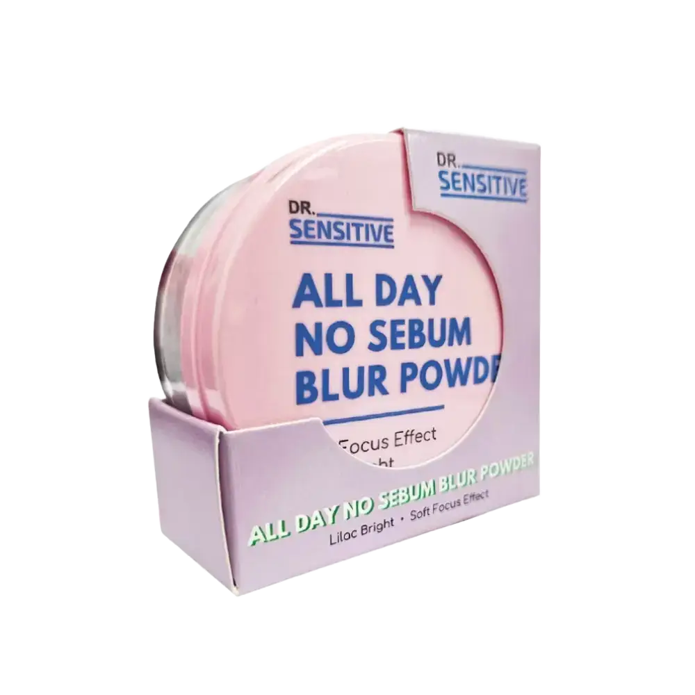 Dr. Sensitive All Day No Sebum Blur Loose Powder Lilac Bright