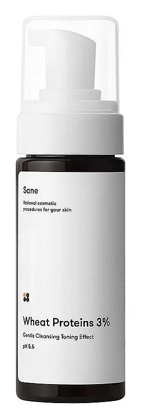 Sane Cleansing Foam With Wheat Proteins 3%