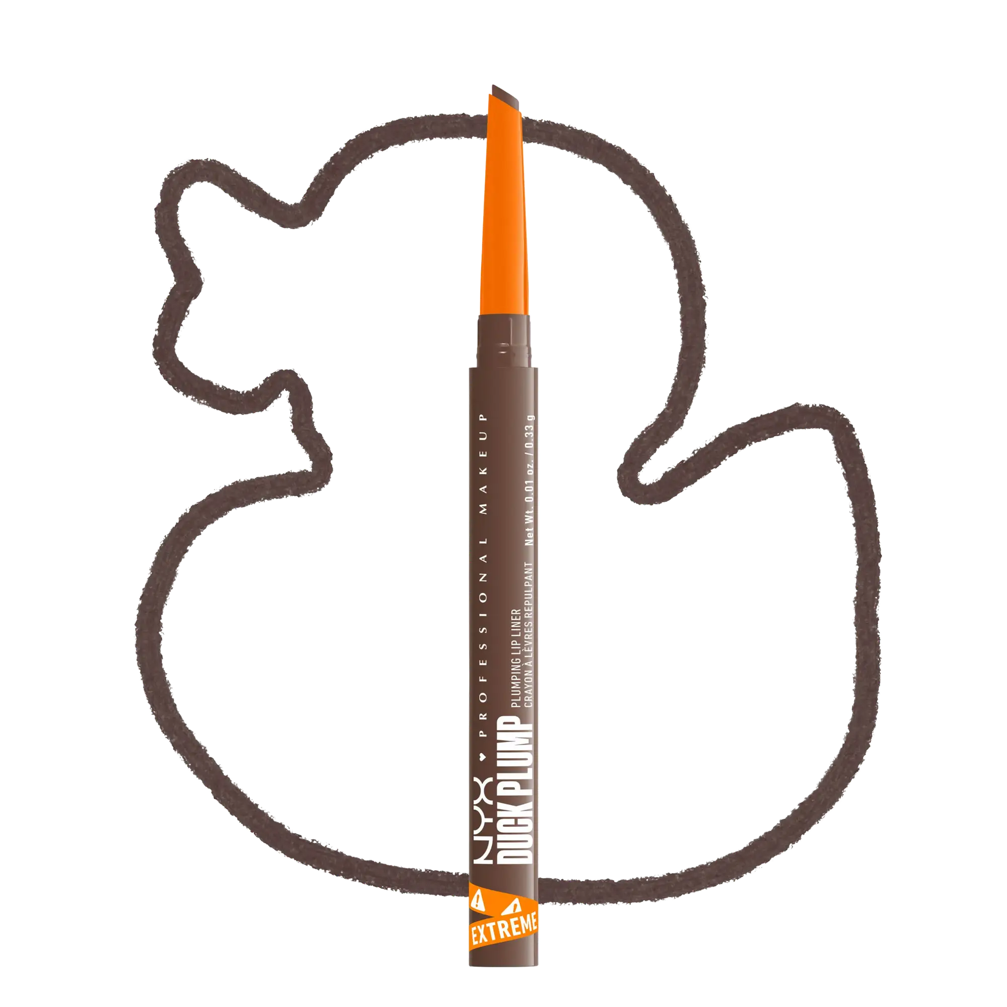 NYX Cosmetics Duck Plump Plumping Lip Liner 11 Touch Up Taupe