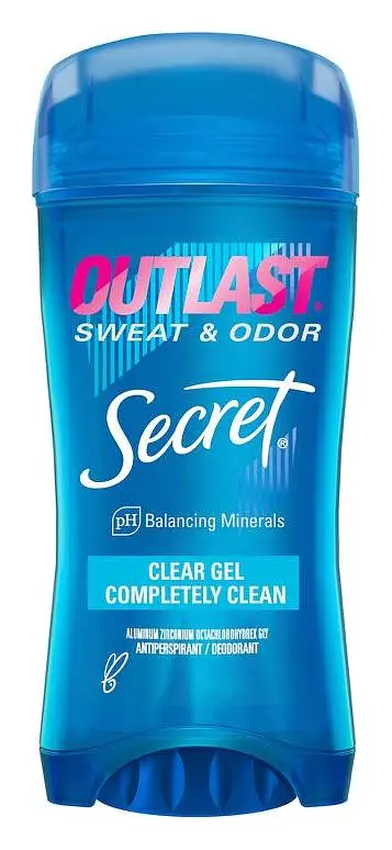 Secret Outlast Clear Gel Antiperspirant Deodorant Completely Clean