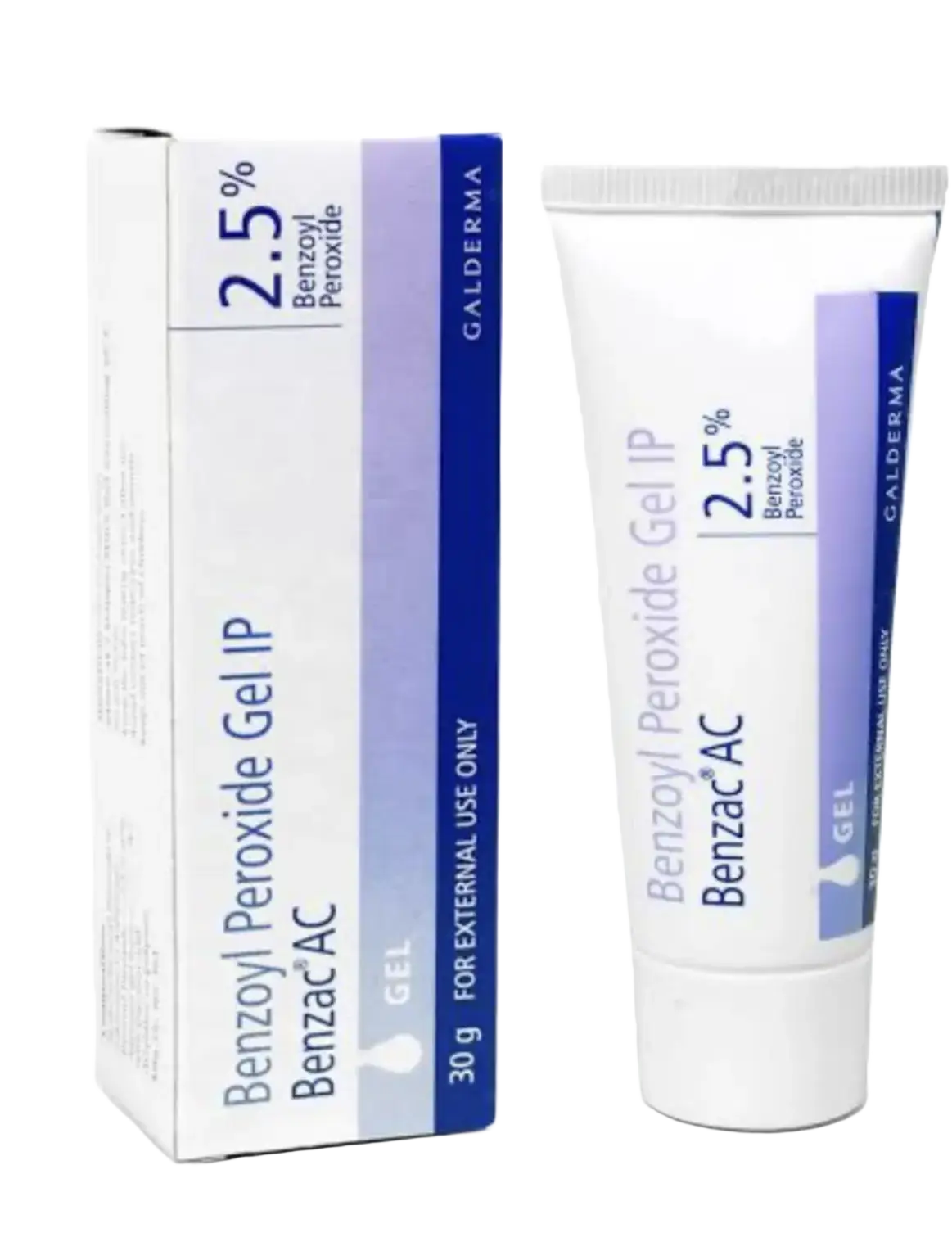 Benzac Benzoyl Peroxide Gel IP 2.5% India