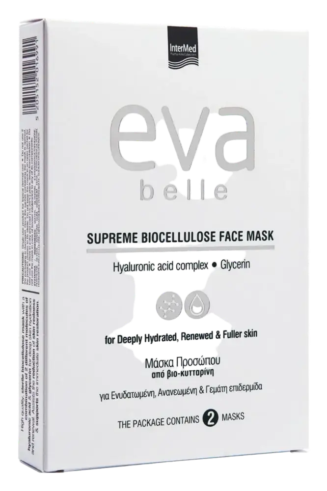 Intermed Eva Belle Supreme Biocellulose Face Mask