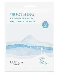 Muldream Vegan Green Mild Hyaluron S.O.S Mask