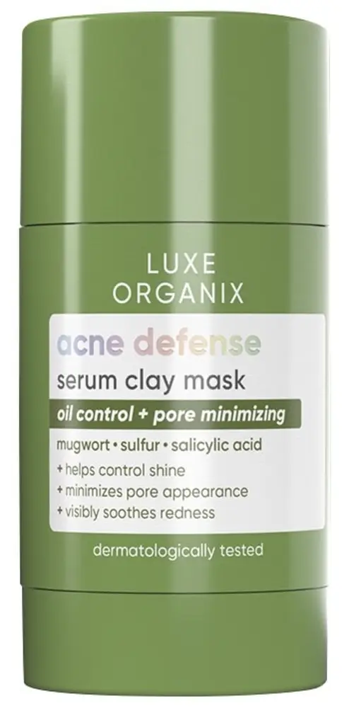 Luxe Organix Acne Defense Serum Clay Mask