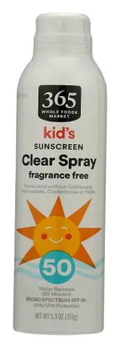 365 Everyday Value Kids Clear Spray Sunscreen SPF 50