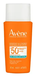 Avène Sunsitive Oil Control Sunscreen Fluid SPF 50+