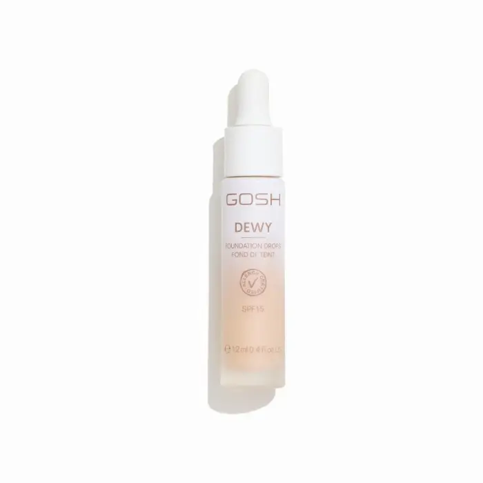 GOSH Dewy Foundation Drops SPF15 004 Fair