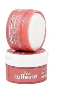 mCaffeine Clear Glow 2% Alpha Arbutin Kojic Acid Brightening Serum Pads