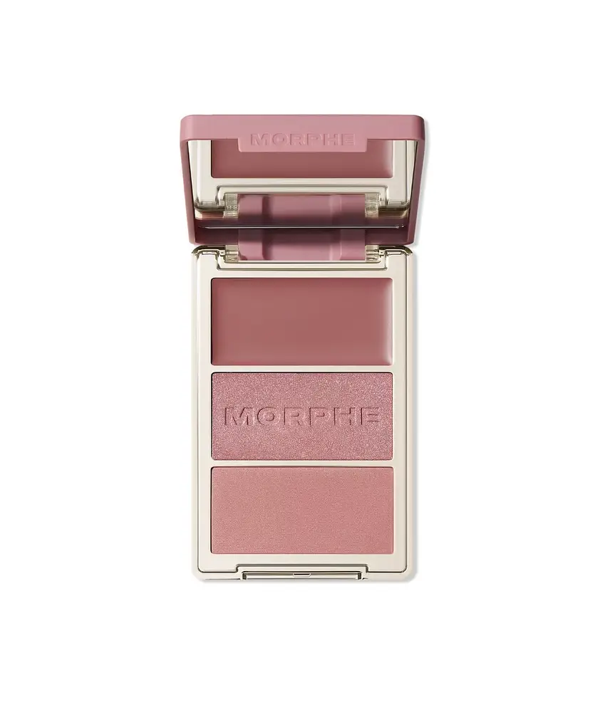 Morphe Cheek Thrills Multi-Finish Face Trio Honeymoon Suite