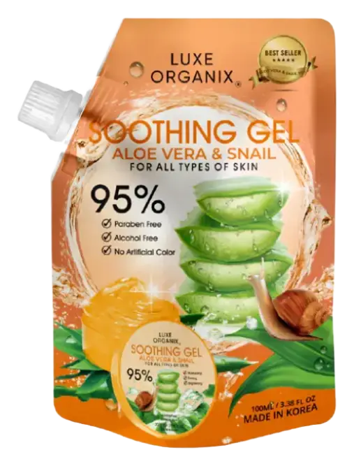 Luxe Organix Aloe Vera And Snail Soothing Gel
