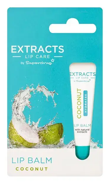 Superdrug Extracts Lip Balm Coconut