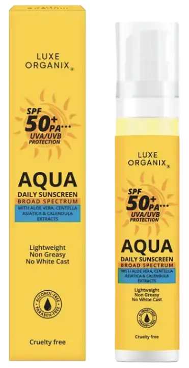 Luxe Organix Aqua Daily Sunscreen SPF 50+ PA+++