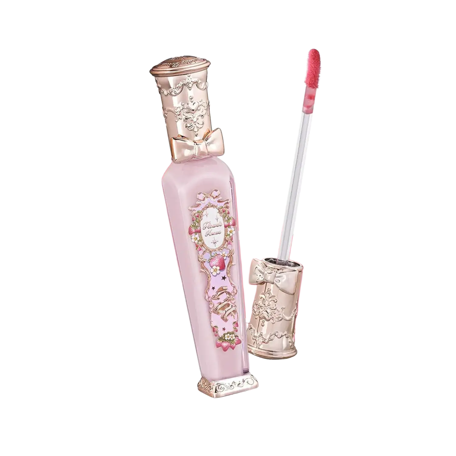Flower Knows Violet Strawberry Rococo Glowy Lip Gloss G01 Strawberry Macaron