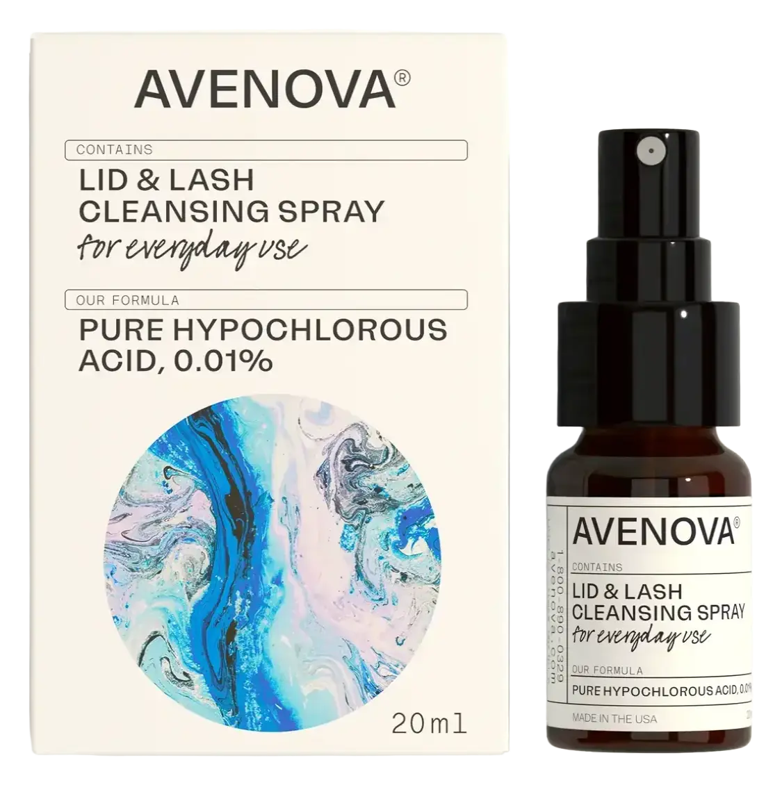 EyePromise Avenova Lid & Lash Cleansing Spray