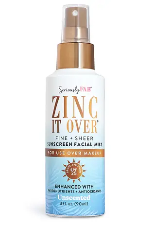 Serious Skincare Zinc It Over Sunscreen Facial Mist SPF 25
