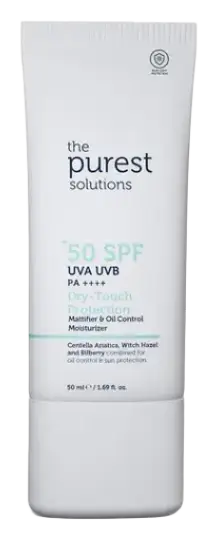 The Purest Solutions Matte Finish Sunscreen for Oily Skin 50+ SPF Dry Touch