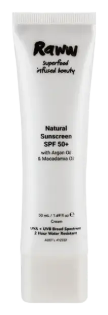 Raww Cosmetics Natural Sunscreen SPF 50+