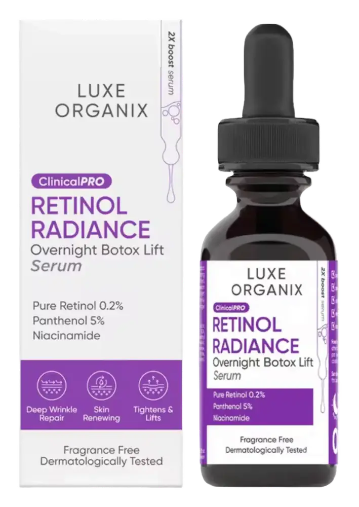 Luxe Organix Clinical Pro Retinol Radiance Serum