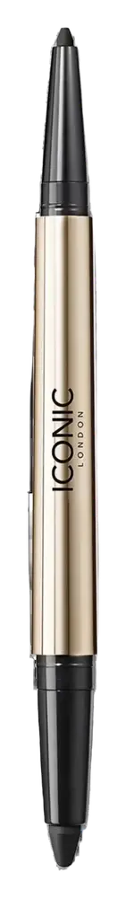 Iconic London Smokey Eye Duo Kajal Eyeliner Midnight Black