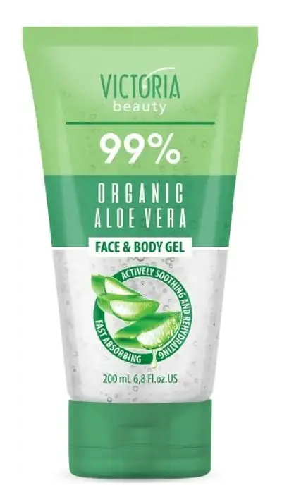 Victoria Beauty Cooling Gel for Face and Body with 99% Aloe Vera