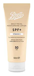 Boots SPF+ Vitamin C Moisturising Lotion SPF 50
