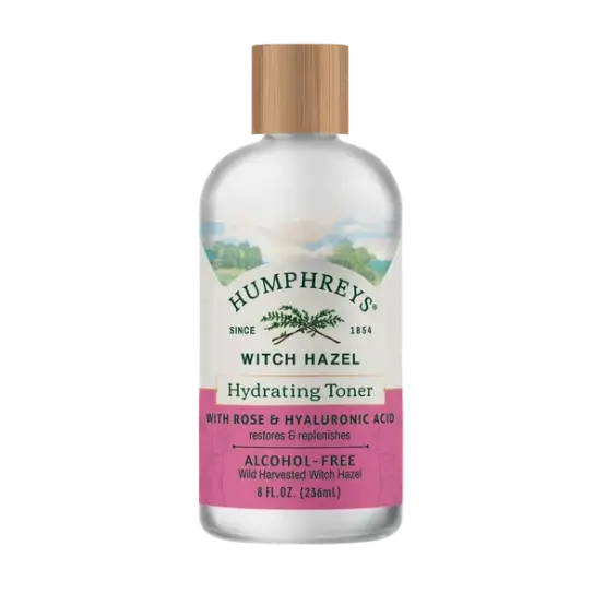 Humphrey's Witch Hazel Alcohol-Free Hydrating Toner With Rose & Hyaluronic Acid