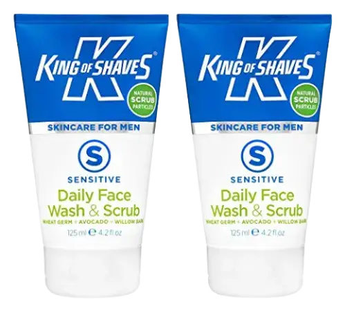 King of Shaves Sensitive Daily Face Wash & Scrub