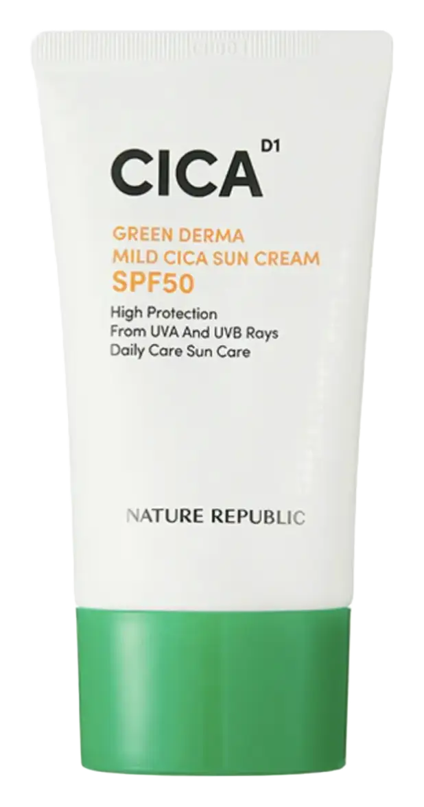 Nature Republic Green Derma Mild Cica Sun Cream SPF 50