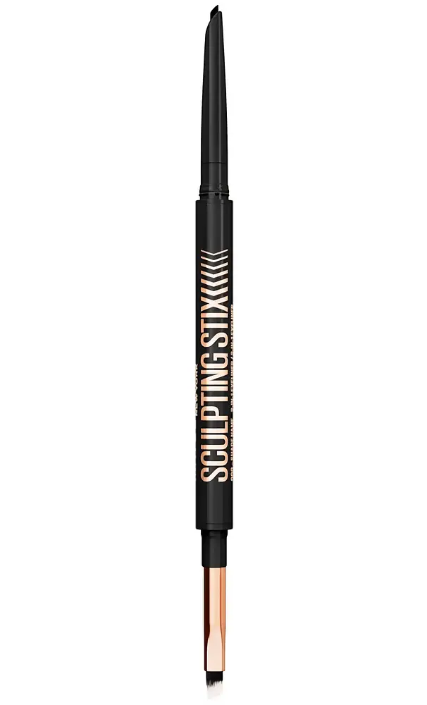 Maybelline Sculpting Stix Double-Ended Eyeliner Pencil With Brush Black Blur