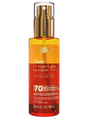 Dove Damage Therapy UV Repair & Glow UV Defense Bi-Phase Serum + Oil