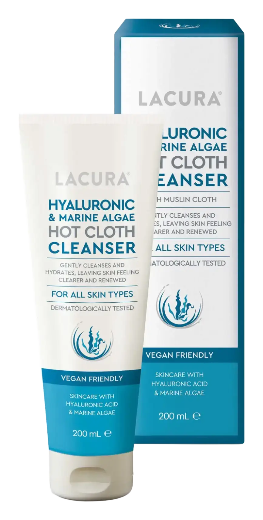 Lacura Hyaluronic & Marine Algae Hot Cloth Cleanser