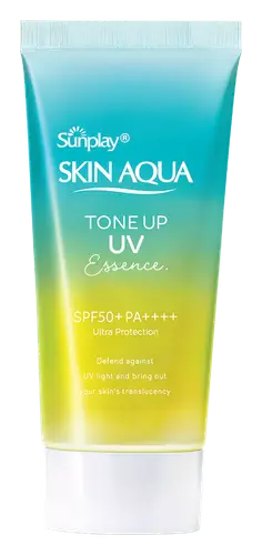 Sunplay Skin Aqua Tone Up UV Essence SPF 50+ Mint Green