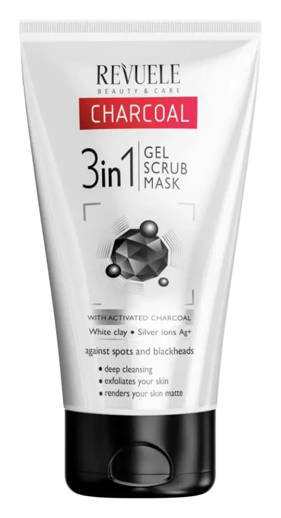 Revuele Charcoal 3 In 1 Gel Scrub Mask