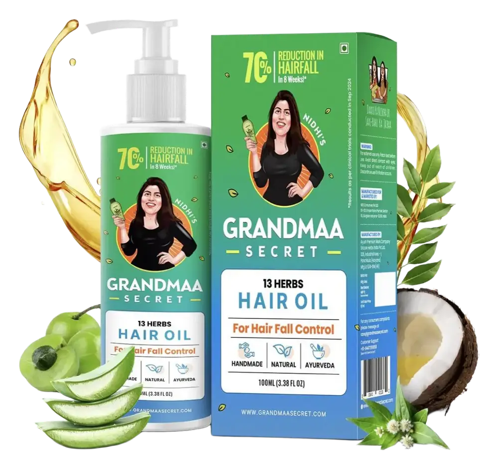 Grandmaa Secret 13 Herbs Hair Oil For Hair Fall Control