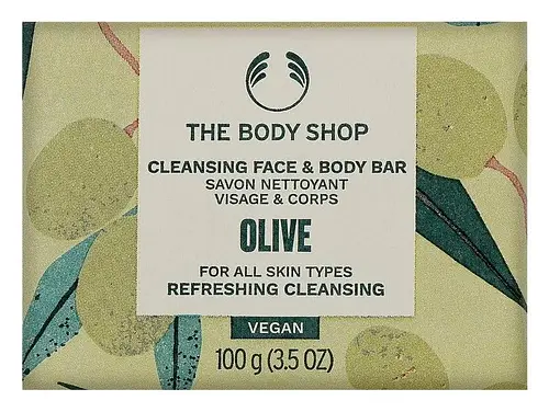 The Body Shop Cleansing Face & Body Bar Olive