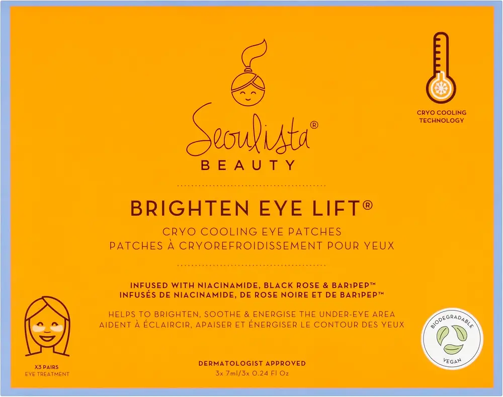 Seoulista Beauty Brighten Eye Lift Cryo Cooling Eye Patches