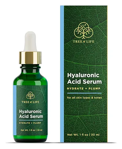 Tree of Life Hyaluronic Acid Serum with Vitamin C | Hydrate + Plump