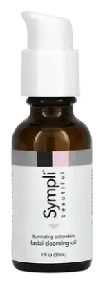 Sympli Beautiful Illuminating Antioxidant Facial Cleansing Oil, with Argan, Marula, Rosehip & Orange Oil