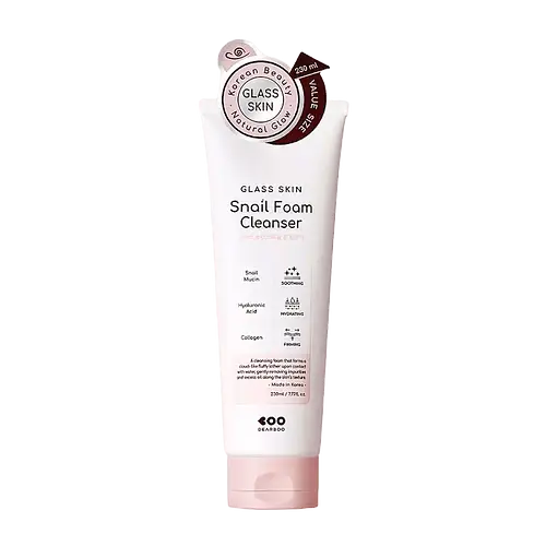 Dearboo Glass Skin Snail Foam Cleanser