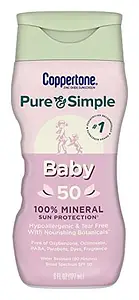 Coppertone Pure And Simple Baby Sunscreen Lotion SPF 50