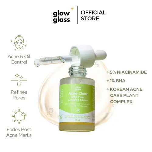 Glow Glass Acne Clear BHA Plant Complex Serum