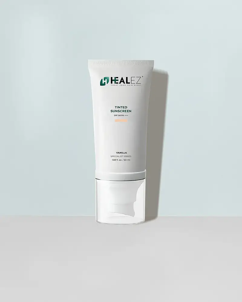 Healez Beauty Tinted Sunscreen SPF 50PA +++ Vanila