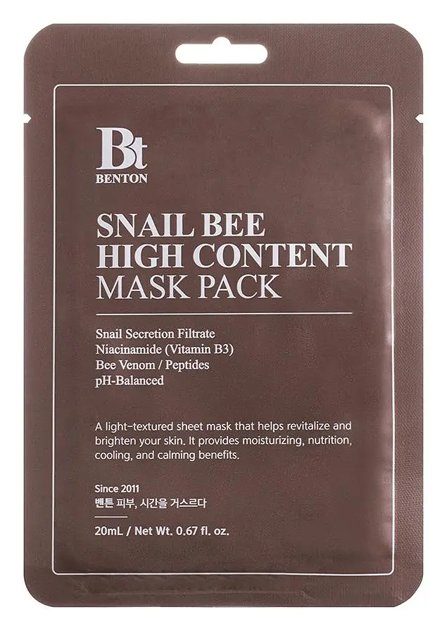Benton Snail Bee High Content Mask Pack