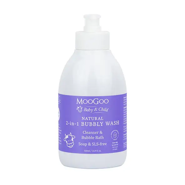 MooGoo Natural 2-In-1 Bubbly Wash