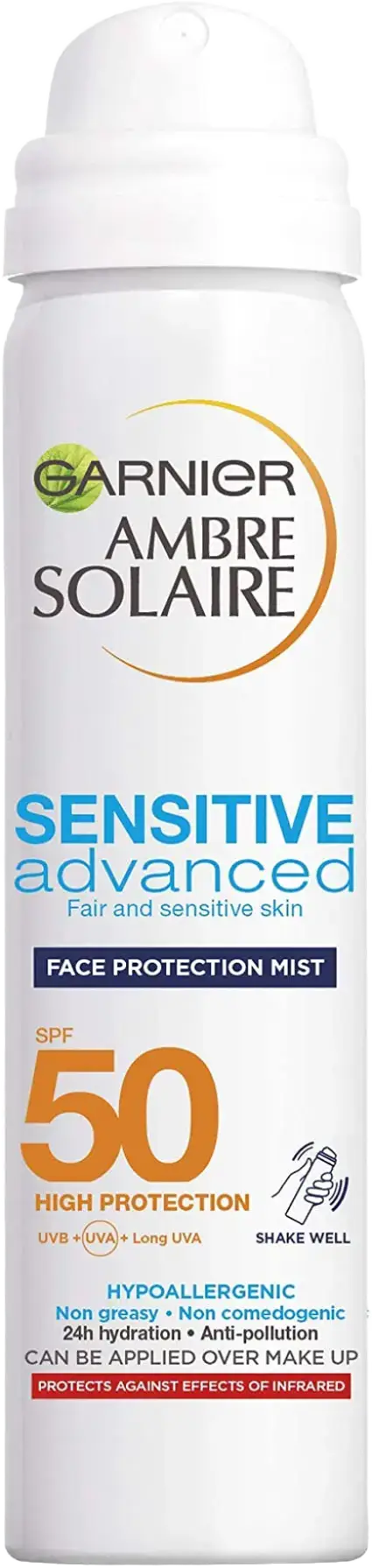 Garnier Ambre Solare Sensitive Advanced Face Protection Mist SPF50
