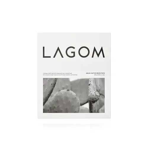 Lagom Aqua Cactus Mask Pack