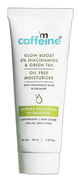 mCaffeine Glow Boost 5% Niacinamide & Green Tea Oil Free Moisturizer