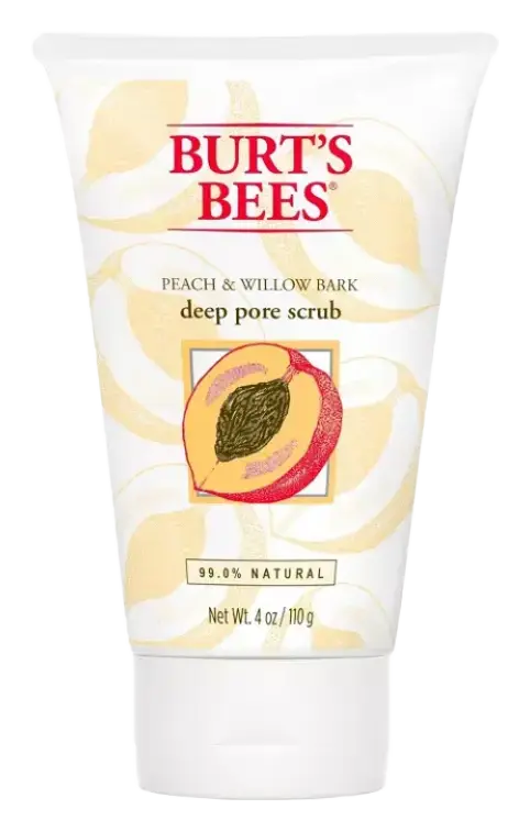 Burt's Bees Peach & Willow Bark Deep Pore Exfoliating Facial Scrub