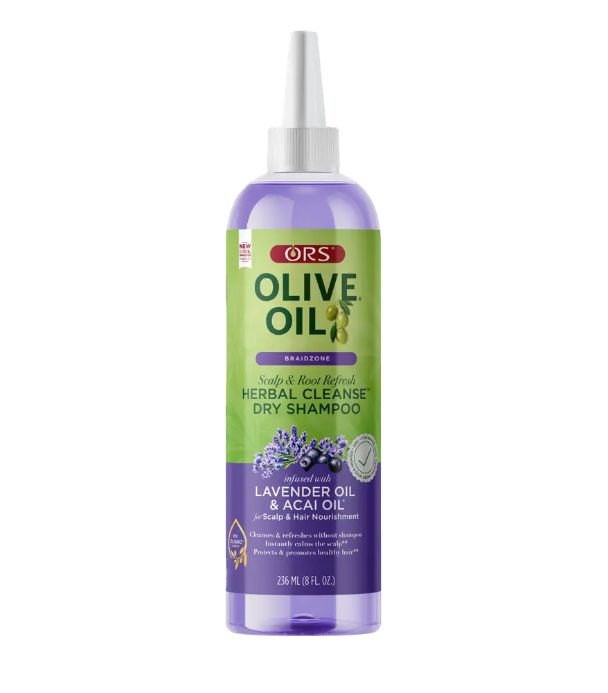 ORS Hair Care Olive Oil Braidzone Scalp & Root Refresh Herbal Cleanse Dry Shampoo
