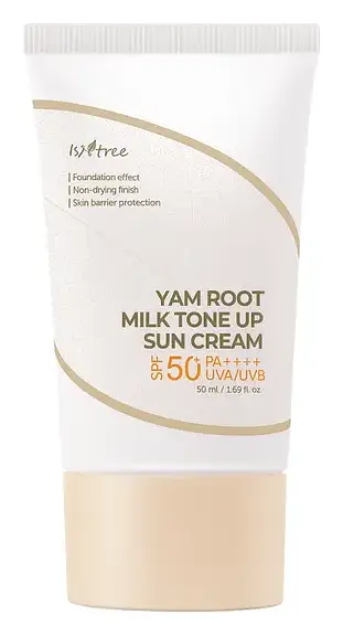 Isntree Yam Root Milk Tone Up Sun Cream SPF50+ PA++++
